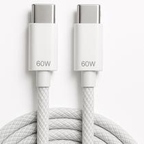 Cabo USB-C Tipo C 60w Trançado De Nylon Compativel com Iphone 15,15 Pro/Max, Compativel iphone16,16 Pro/Max IOS/Android