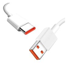 Cabo USB-C Tipo C 6A 33W 67W 90W 120W Carregamento Rápido Turbo, Compatível com Mi Turbo Charge X7 M