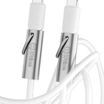 Cabo USB C Tipo C x Tipo C 60W LoopCharge Mini Hprime Branco