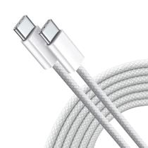 Cabo USB-C Turbo 60W de 2 Metros Trançado para Iphone 15
