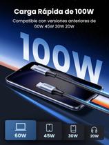 Cabo USB-C Ugreen 100W 2m - Carregamento Rápido
