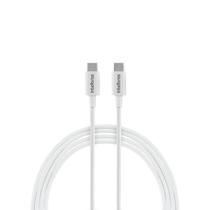 Cabo USB-C - USB-C 1,2m PVC branco Intelbras EUCC 12PB