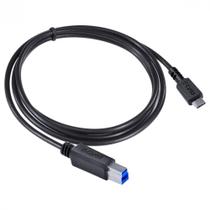 Cabo USB-C USB PCYes, 1 Metro, para Impressora, Preto - P3UCBP-1
