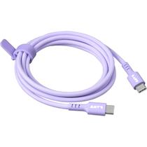 Cabo USB-C USB tipo C rápido reforçado premium silicone 60W 1,5 m violeta Laut