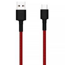 Cabo USB-C Xiaomi SJX10ZM 1 Metro - Preto/Vermelho