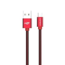 Cabo Usb C3Tech Cb-200Rd Micro Usb 2,0A 2M Vermelho