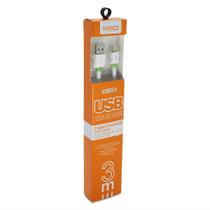 Cabo Usb Cabo Rápido Kaidi 3 Metros Micro Usb-V8 KD330M