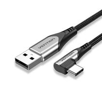 Cabo Usb Carregador Para Tipo-c Android 50cm 90º Vention