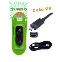 Cabo Usb Celular Conector V8 Carregamento Rápido Turbo 25W - Gold