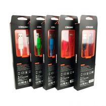 Cabo USB Celular Flat Anti-Dobra Para iPhone 2.4A Premium LelongMax MAX-0319L