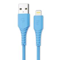 Cabo USB Colors IOS Emborrachado 1,2m Azul L812T - ELG