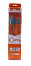 Cabo USB Compatível com Moto G Reforçado Revestimento Metal