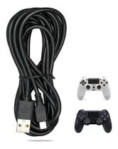 Cabo Usb Controle Ps4 V8 Carregador E Celular 3 Metros Novo