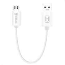 Cabo Usb Curto 20Cm Turbo e Dados Micro Usb V8 Hrebos