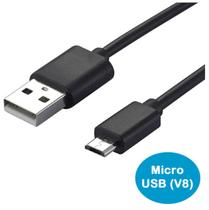 Cabo USB Dados e Carregamento Rápido 2.4A Micro USB (V8) 1M
