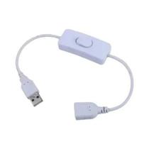 Cabo USB De 30CM Com Botão De Interruptor, Cabo De Alimentação, Adaptador De Carregador De Lâmpada