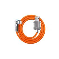 Cabo USB De Carregador Turbo Celular V8 Rápido Carregamento(Laranja)