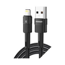 Cabo USB de Carregamento Rápido 24A para iPhone - Compatível com 11 a 16