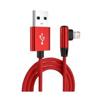 Cabo USB De Carregamento Rápido 90 Graus Para iPhone 14 13 12 11 pro Max X XR 6s 7 8 plus 2m 3m