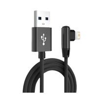 Cabo USB De Carregamento Rápido Em Ângulo De 90 Graus Para iPhone 13 14 pro Max X XR XS 11 12 Mini