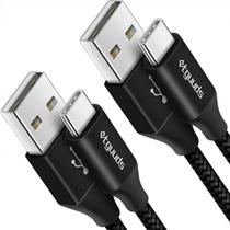 Cabo USB etguuds USB-A para USB-C 1m Carregamento Rápido 2 Unidades Cabo USB etguuds USB-A para USB-C 1m Carregamento Rápido 2 Unidades