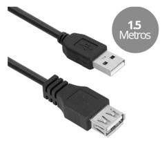 Cabo Usb Extensão 1.5 Metros Extensor Macho Fêmea
