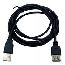 Cabo Usb Extensão 2 Metros Extensor Macho Fêmea Le-803 Preto