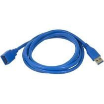 Cabo USB Extensor 2M 3.0 Azul Microfins