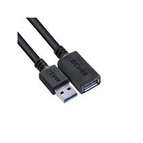 Cabo USB Extensor 3.0 PCYes 2 Metros 28AWG Preto