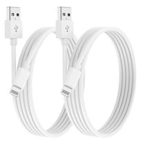 Cabo USB Extra Longo De 3M Para Lightning, Pacote Com 2 Para iPhone 14 13 12 11 pro XR 8 7 6s plus