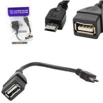 Cabo usb femea para v8 otg 15cm