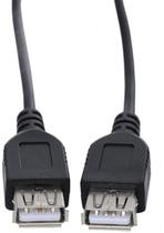 Cabo usb femea-usb femea 1,5 metros usb f/f 1,5m Cabo usb femea-usb femea 1,5 metros usb f/f 1,5m