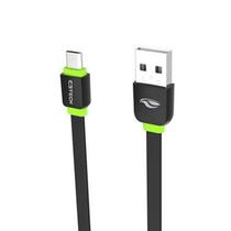 Cabo usb flat micro usb v8 2a 1 metro para smartphone celular tablet caixa de som cb-100bk c3tech Cabo usb flat micro usb v8 2a 1 metro para smartphone celular tablet caixa de som cb-100bk c3tech