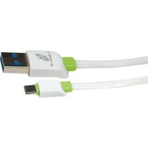 Cabo Usb Flat/type C -3.0a/1m Branco Flex Unidade