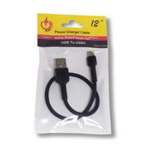 Cabo USB GloDea USB Macho para USB-C Macho 30 cm Cabo USB GloDea USB Macho para USB-C Macho 30 cm