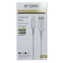 Cabo USB IOS / lightning 1M 2.4A Hi-Turbo Cabo USB IOS / lightning 1M 2.4A Hi-Turbo