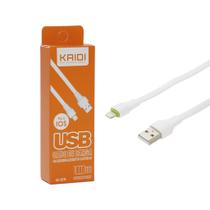 Cabo USB Kaidi 1m para Micro USB, Type C e IOS Carregamento rápido