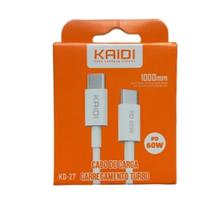 Cabo USB Kaidi Carregamento rápido 60w Cabo USB Kaidi Carregamento rápido 60w