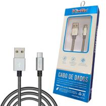 Cabo Usb Kingo Metal Reforçado Micro Usb V8 Carregador Dados