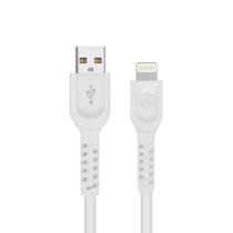 Cabo Usb Lightning Carregador Dual Shock Branco 1,2 M Cabo Usb Lightning Carregador Dual Shock Branco 1,2 M