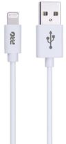 Cabo Usb Lightning P/ Iphone E Ipad X Usb-a C/ 1 Metro Branco - Caus-100l Proeletronic