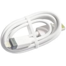 Cabo Usb Lightning Turbo com 1 M Emborrachado para Dados e Carregamento Branco
