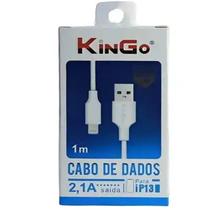 Cabo usb / linghtning 1mt branco kingo