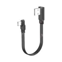 Cabo USB Masculino Para Tipo C Masculino Para Carregamento E Dados, Flexível E Plano, 10CM, 30CM,