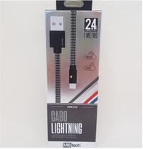 Cabo Usb mb81210 Lightning 2.4 Para Iphone 1 metro Preto