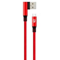 Cabo Usb Micro 1,2M Acompanha Estojo De Metal Vermelho