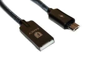 Cabo USB Micro 2.0 1m Acompanha Estojo de Metal - Eletro voo