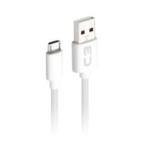 Cabo Usb Micro Usb 2 Metros CB-M21WH Branco - C3Plus