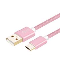Cabo USB Micro USB A para Micro B Premium 3m 3 Metros Rosa - Bolaazul