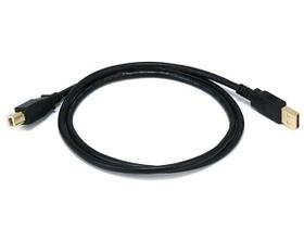 Cabo USB Monoprice USB-A para USB-B 2.0 0,9m Preto
